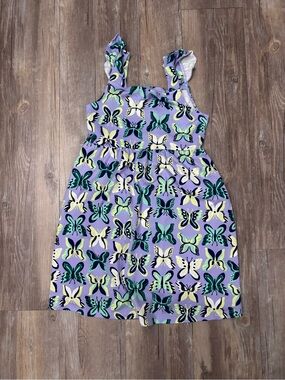 Girls Lavender Butterfly Sundress